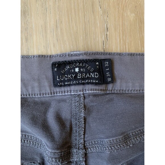 Lucky Brand Men’s Jeans Gray 121 Heritage Slim 31”x32” - Picture 5 of 9